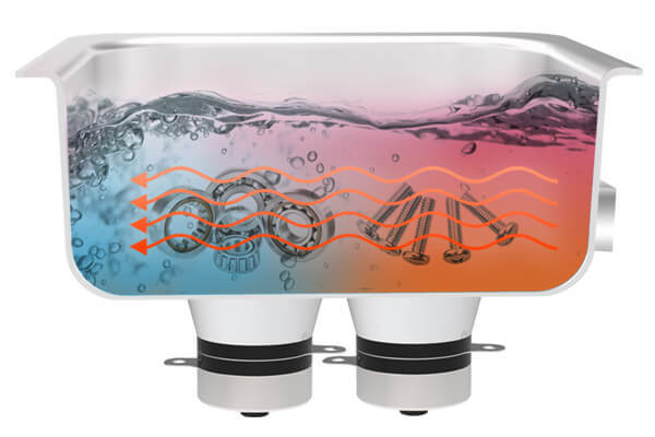 超聲波清洗機在工作