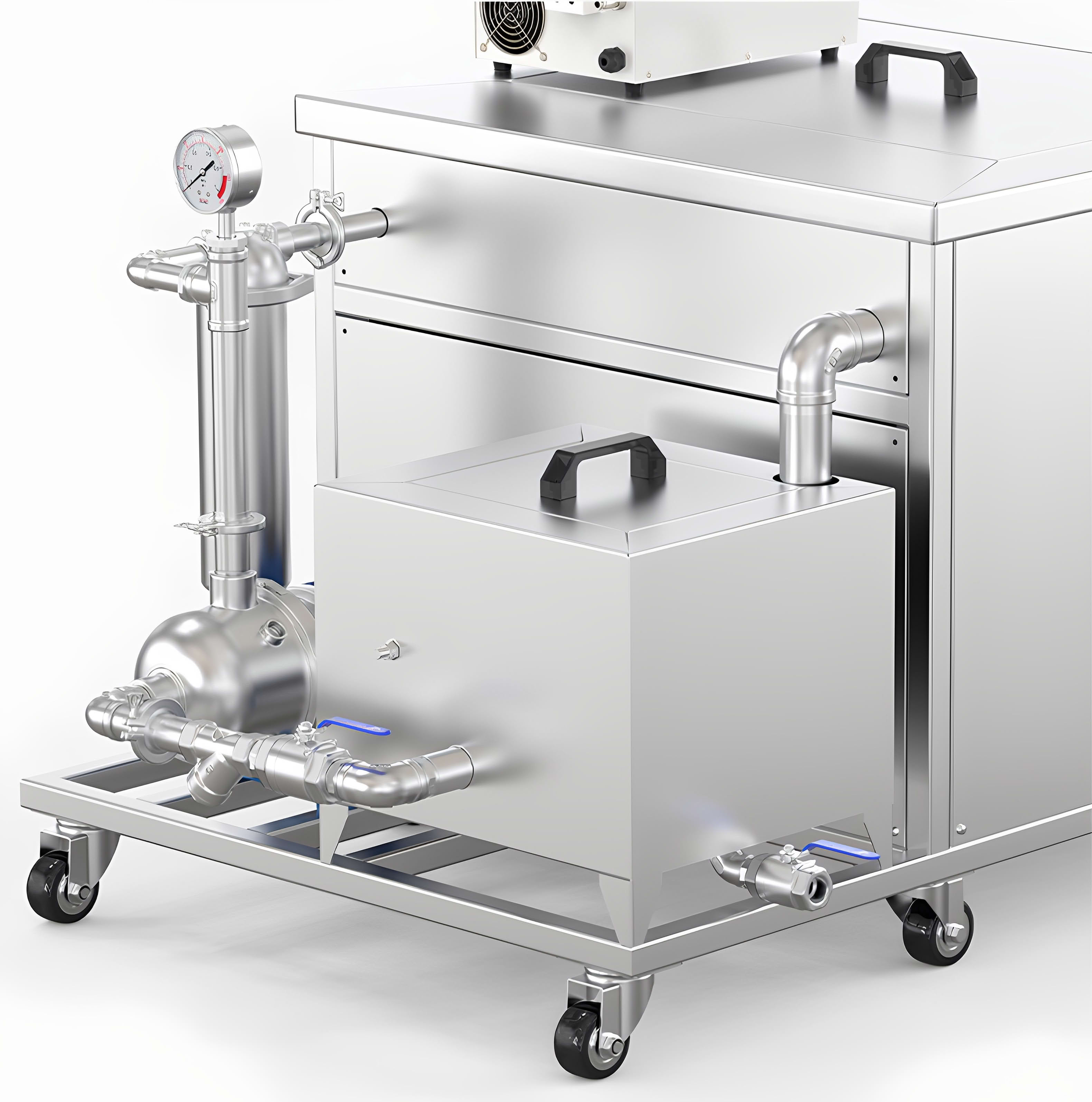 冠博仕GM1860L單槽過濾循環(huán)超聲波清洗機(jī) | 61L/900W | 工業(yè)除油除銹五金小工件螺絲螺母清洗機(jī)